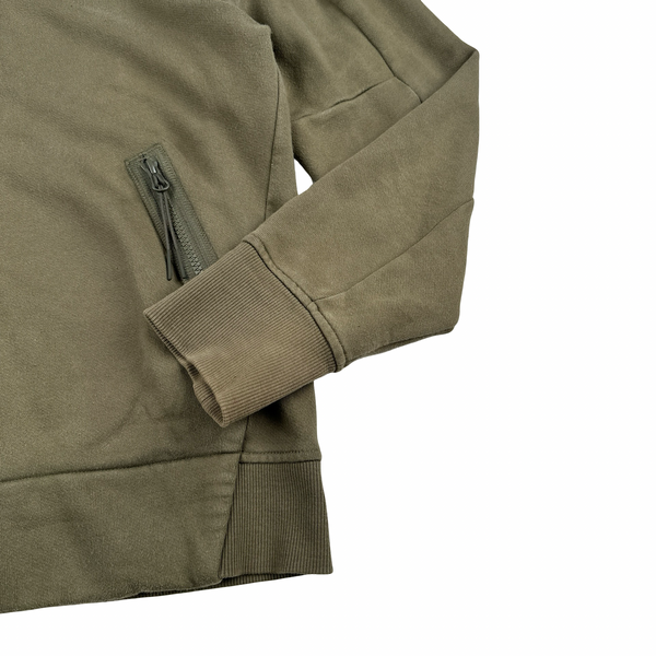 CP Company Green Explorer Goggle Hoodie - Large