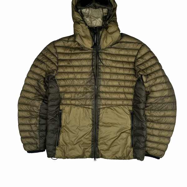 CP Company Khaki DD Shell Goggle Jacket - XXL