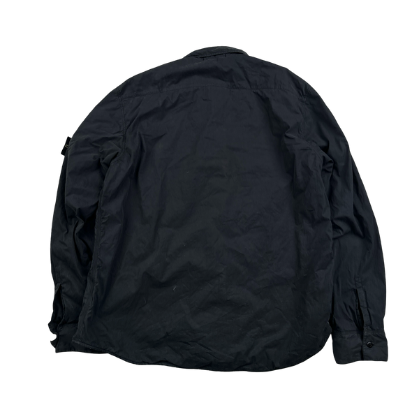 Stone Island 2011 Black Cotton Blend Overshirt - XXL