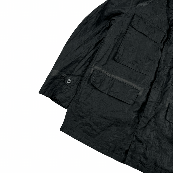 Stone Island 2002 Black Monofilament Duel Layer Mesh Jacket - XL