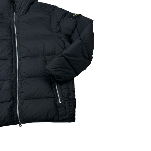 Stone Island 2023 Black Seamless Tunnel Nylon Down TC - Medium