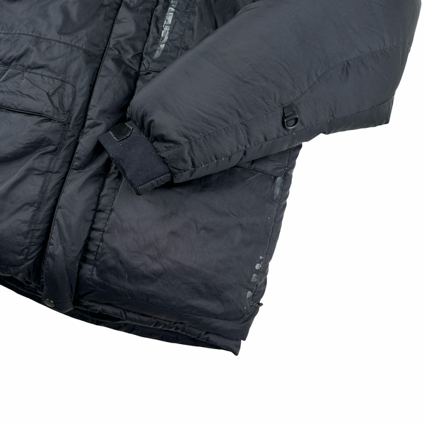 North Face Black Himalayan Summit Series 800 Down Hooded Puffer Jacket - Small