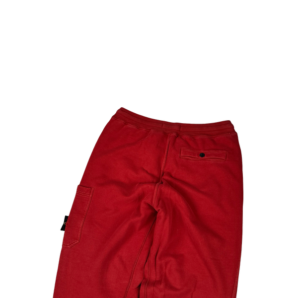 Stone Island 2013 Red Cotton Joggers - Medium