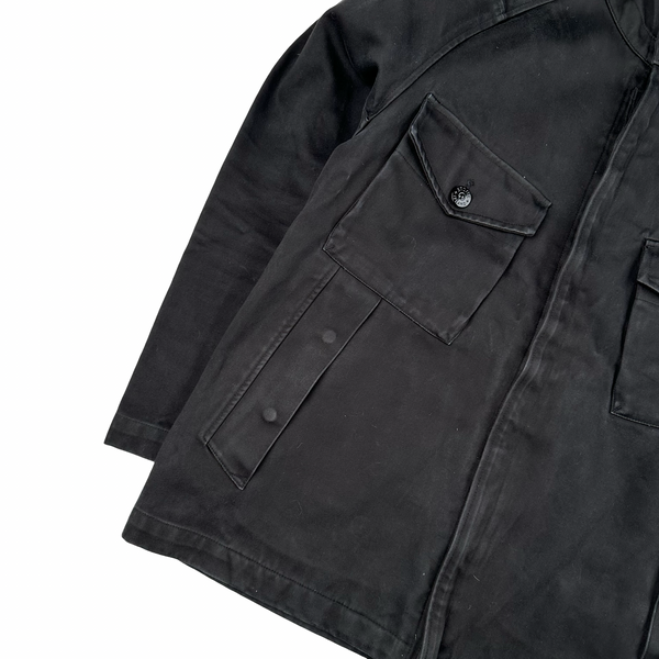 Stone Island 2017 Raso Gommato Double Ghost Piece Hooded Jacket - Medium