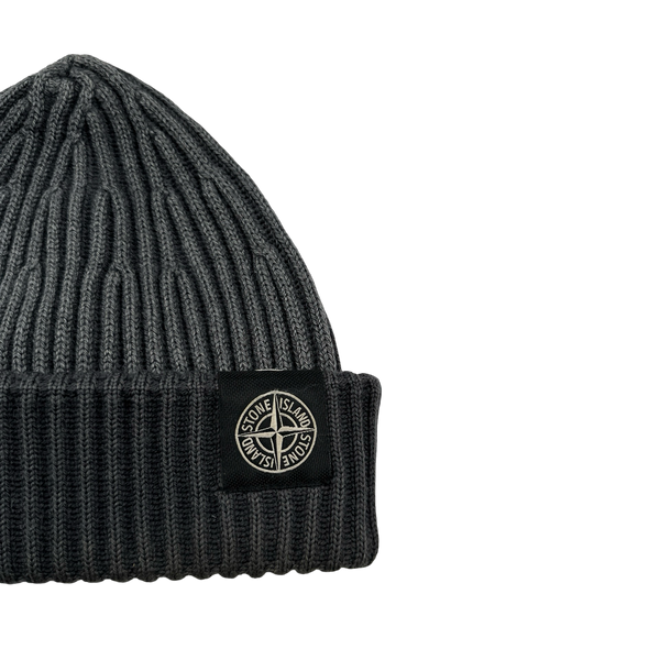 Stone Island 2013 Grey Two Tone Beanie Hat