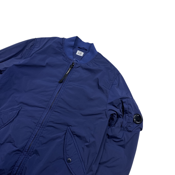 CP Company Navy Nycra Quilted Jacket - XL
