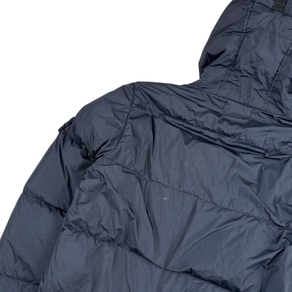 Stone Island 2015 Navy Crinkle Reps Puffer Jacket - XL