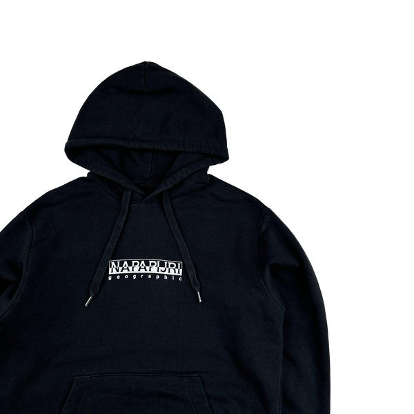 Napapijri Black Pullover Hoodie - Medium