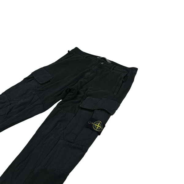 Stone Island 2016 Black Cargo Trousers - 31"