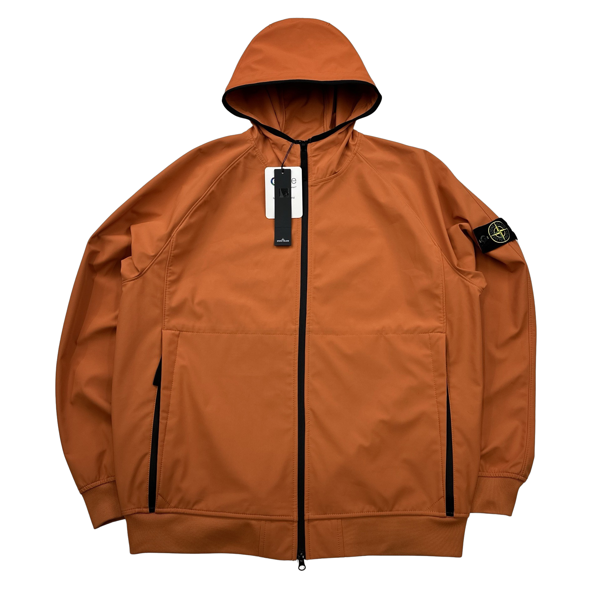Stone Island 2023 Orange Light Soft Shell R eDye Technology Jacket