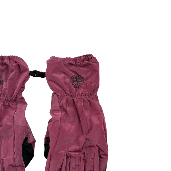 Stone Island 2023 Pink Nylon Metal Econyl Gloves