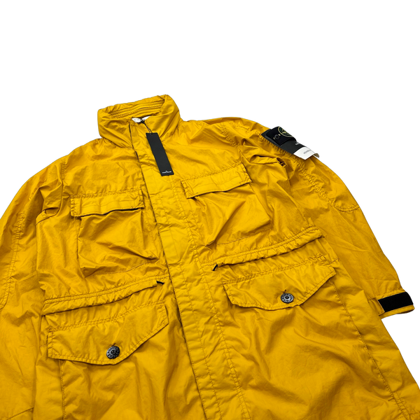 Stone Island 2017 Yellow Membrana 3L TC Multipocket Jacket - Medium