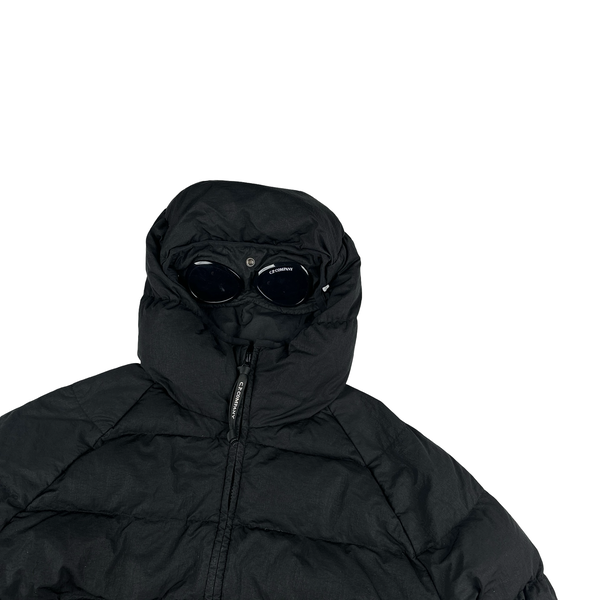 CP Company Black ECO CHROME-R Down Filled Puffer Jacket - Small