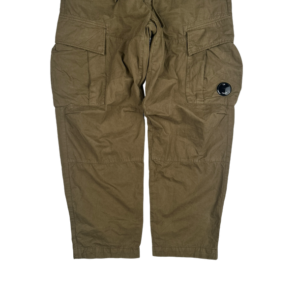 CP Company Brown Loose Fit Lens Viewer Cargos - XL