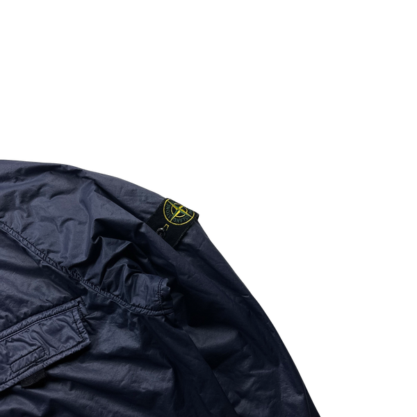 Stone Island Navy Lamy Flock Multipocket Jacket - Large