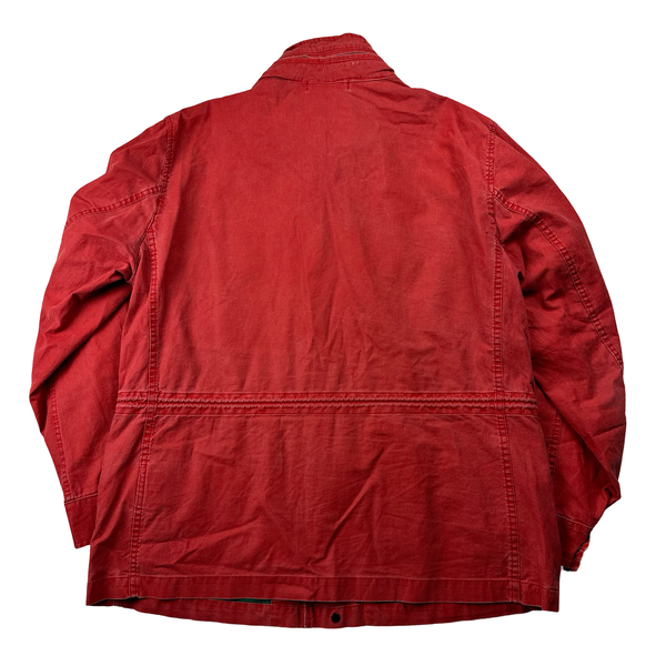 Stone Island Red 2013 Tela Stella Hooded Jacket - XL – Mat's Island