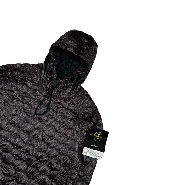 Stone Island 2018 Chocolate Brown Pertex Quantum Primaloft Smock - Medium