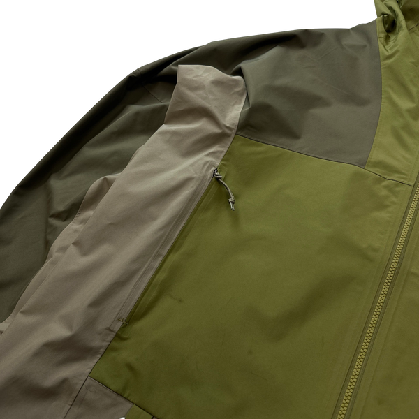 Nike ACG Green Colour Block Storm-Fit Rain Jacket - Medium