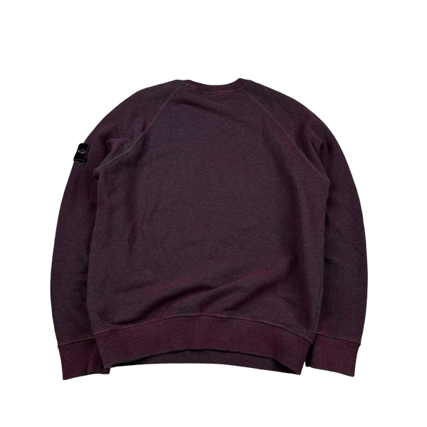 Stone Island 2020 Purple Dust Treatment Crewneck - Small