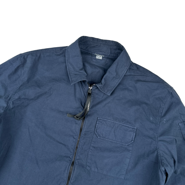 CP Company Navy Lens View Chest Pocket Overshirt - XL