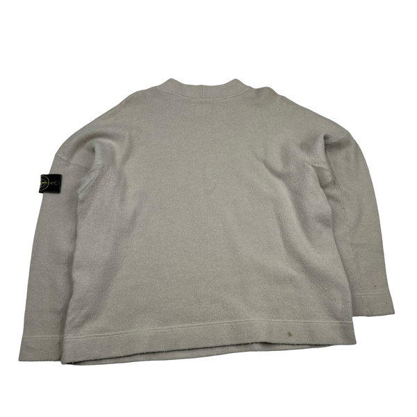 Stone Island AW1995 Vintage Wool Blend Mock Neck Jumper - XL