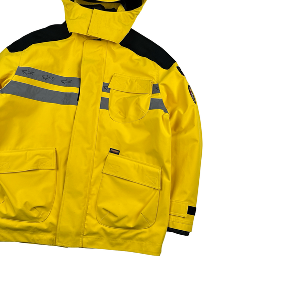 Paul & Shark Yellow Typhoon 20000 Reflective Strip Jacket - XL