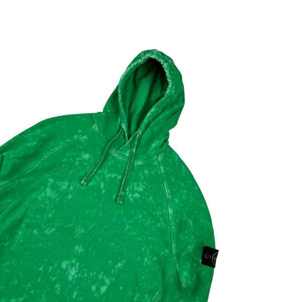 Stone Island 2021 Green Camo OVD Pullover Hoodie - Medium