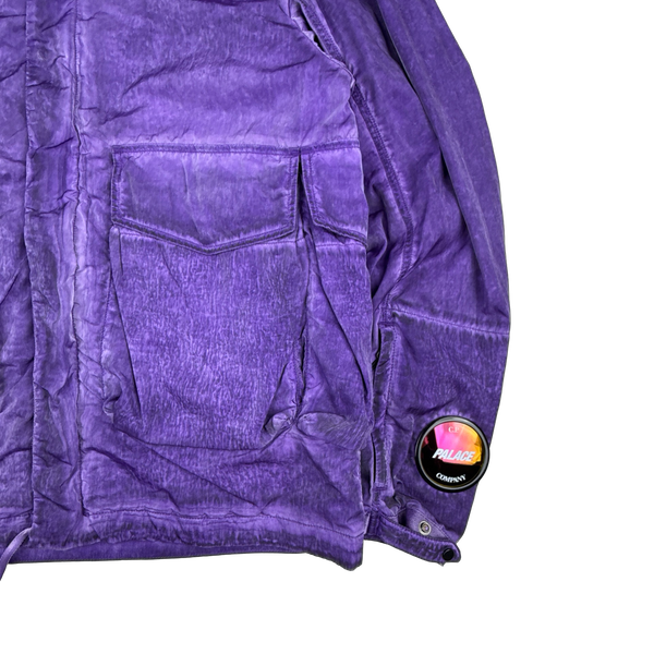 CP Company x Palace Purple Nylon La Mille Goggle Jacket - Small