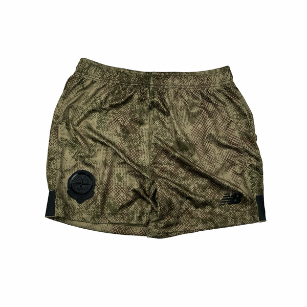 Stone Island x New Balance Camo Recycled Poly Football Shorts - XL