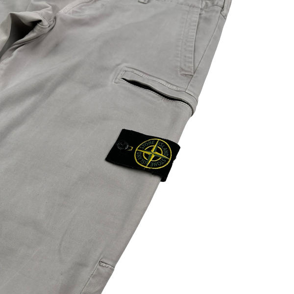 Stone Island 2020 Grey SK Cargo Trousers - 32"