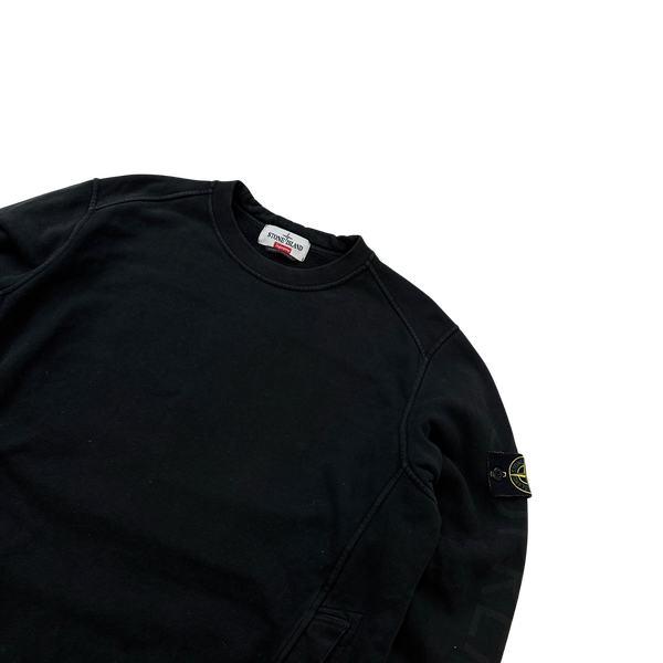 Stone Island x Supreme 2014 Black Spellout Tracksuit Set - Large