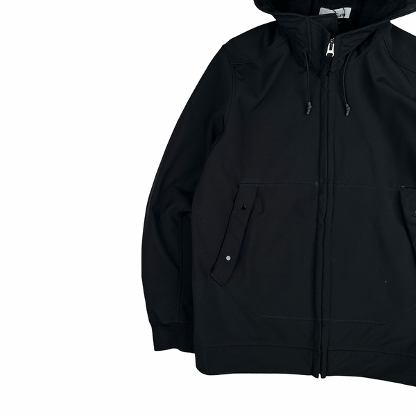 Stone Island 2020 Black Soft Shell Hooded Jacket - XXL
