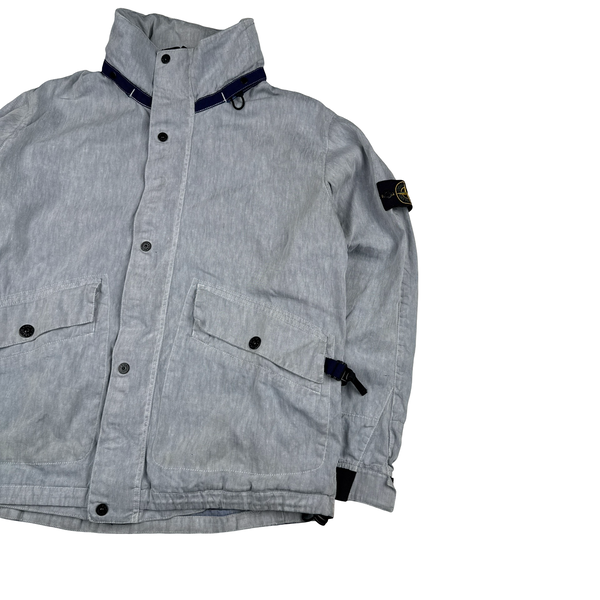Stone Island 2011 Blue Lino Zipped Jacket - XL