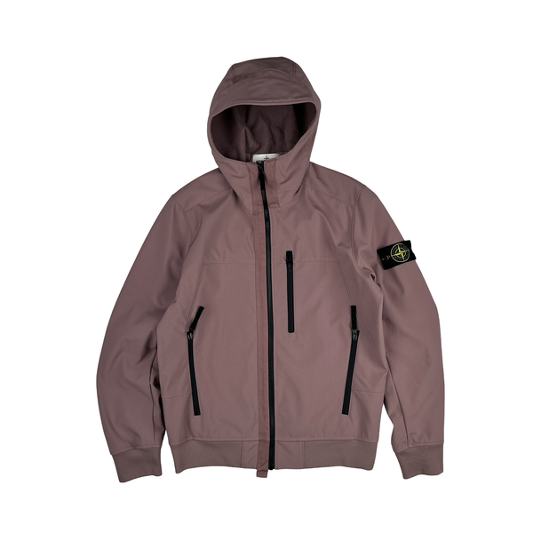 Stone Island 2018 Dusty Rose Soft Shell R Jacket - Medium