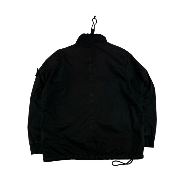 Stone Island 2020 Black Smock Pullover Overshirt - Medium