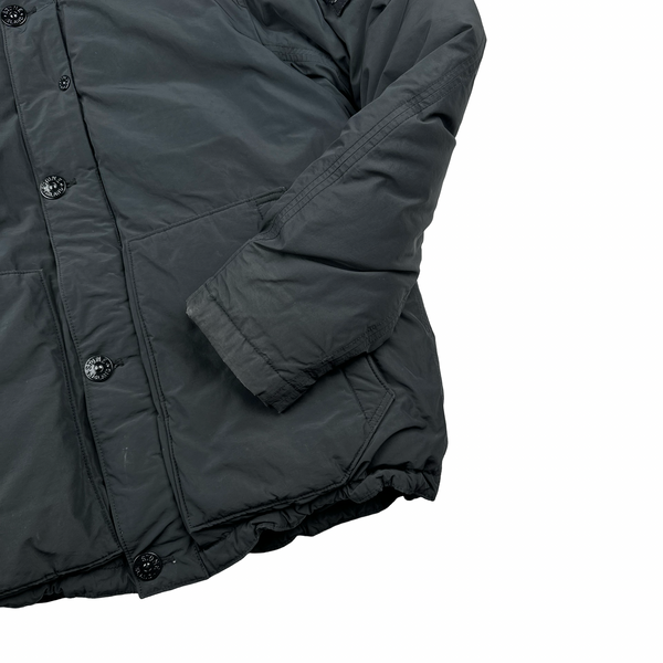 Stone Island 2016 Black Down Filled Hooded Winter Jacket - XXL