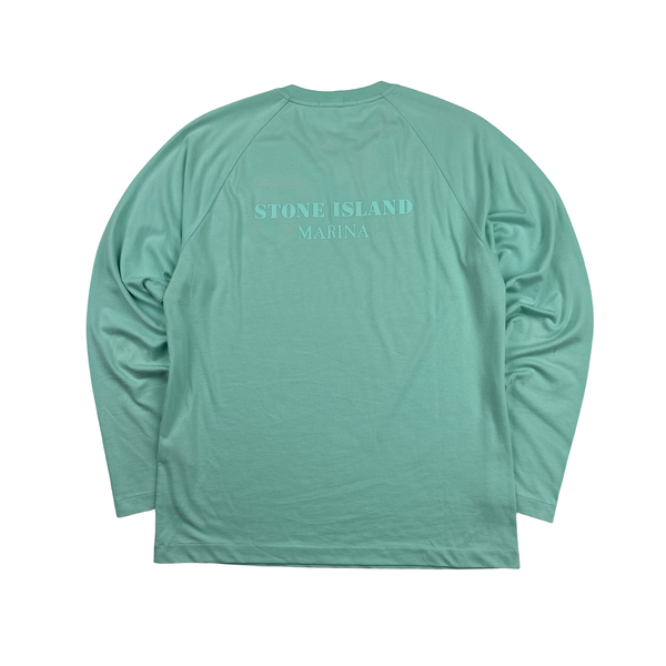 Stone Island 2014 Lime Green Longsleeve Marina T Shirt