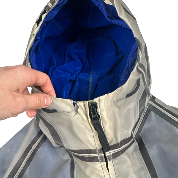 Stone Island 2015 Royal Blue Poly Cover Jacket - Medium