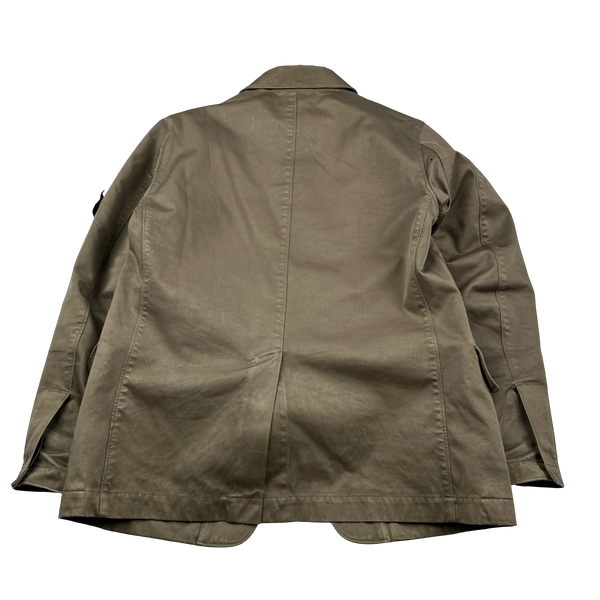 Stone Island 2006 Brown Dutch Rope Lined Winter Jacket - Small