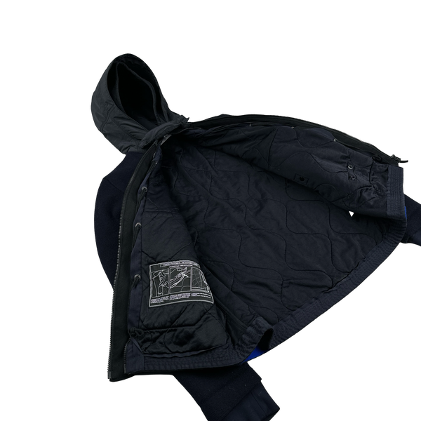 Stone Island 2011 Navy President Knit Heavyweight Jacket - Large