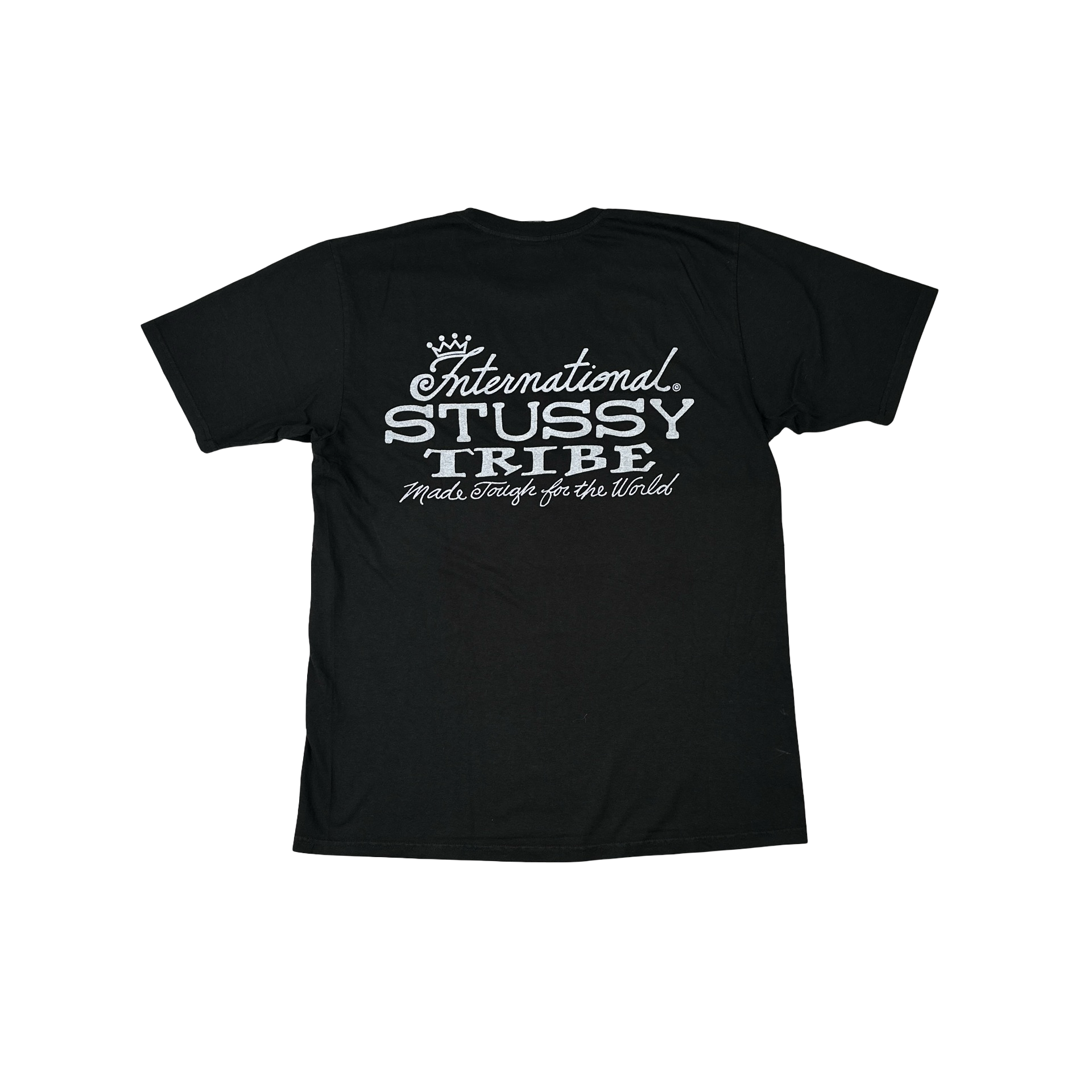 Stussy Black Cotton Graphic T Shirt - Medium – Mat's Island