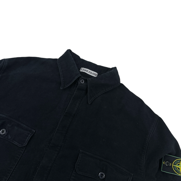 Stone Island Vintage 1998 Moleskin Cotton Overshirt - XL