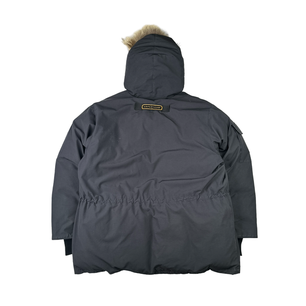 Canada Goose Black Premium Down Coyote Fur Hood Expedition Parka Jacket - XL