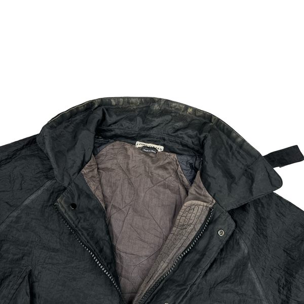 Stone Island 2001 Black Monofilament Mesh Jacket - XL