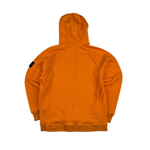 Stone Island 2024 Orange Sample Hoodie - Large