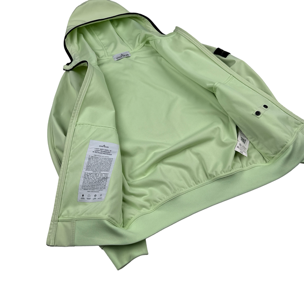 Stone Island 2023 Mint Light Soft Shell R eDye Technology Jacket - Small
