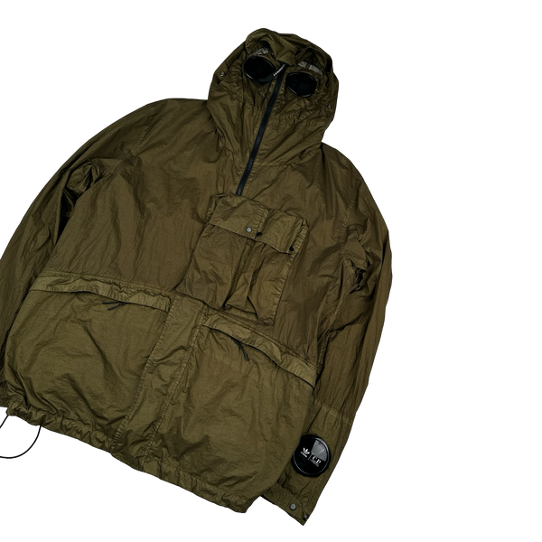 CP Company x Adidas  Khaki Explorer Chrome Goggle Jacket - Large