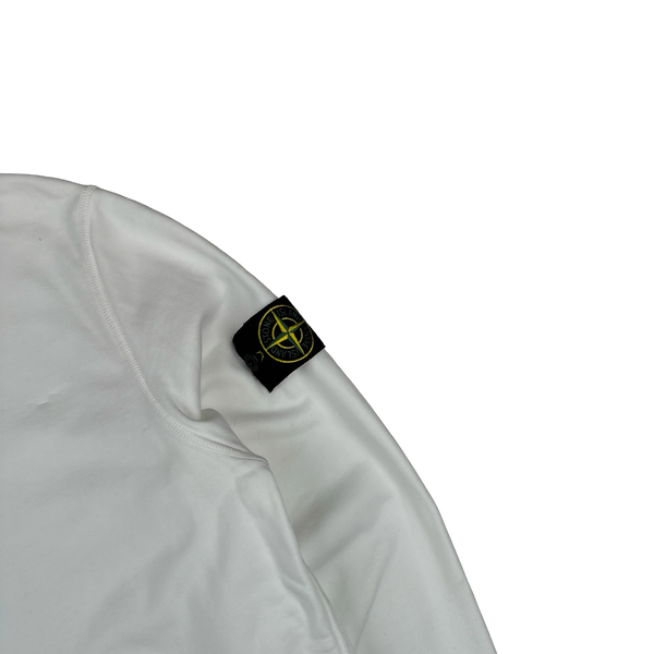 Stone Island 2024 White Crewneck Jumper - Large