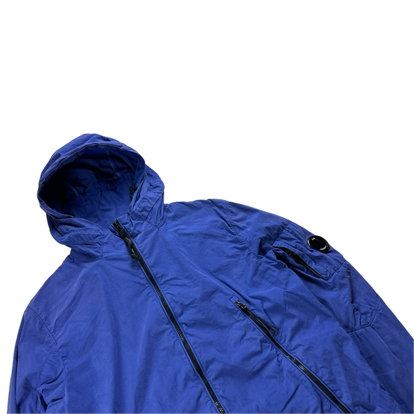 CP Company 50 Fili Blue Hooded Jacket - Large