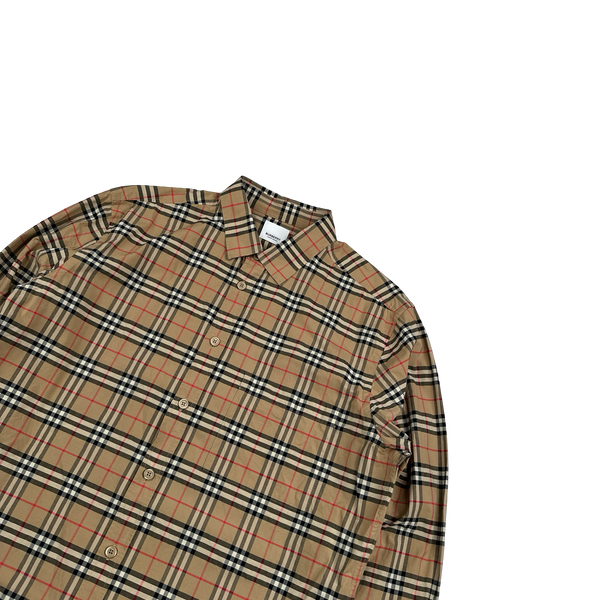 Burberry Nova Check Button Up Shirt - XL